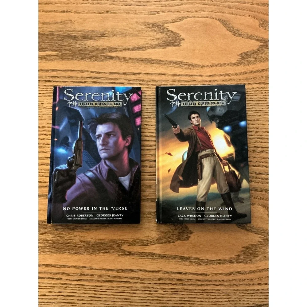 Serenity Firefly Graphic Novel Lot Leaves on the Wind No Power in the Verse HC